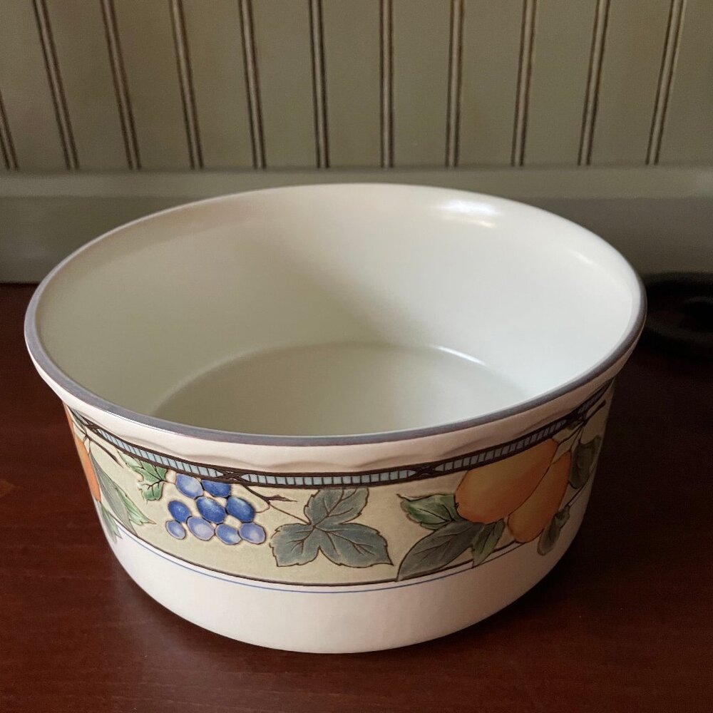 Mikasa Intaglio Garden Harvest 8" Soufle Dish